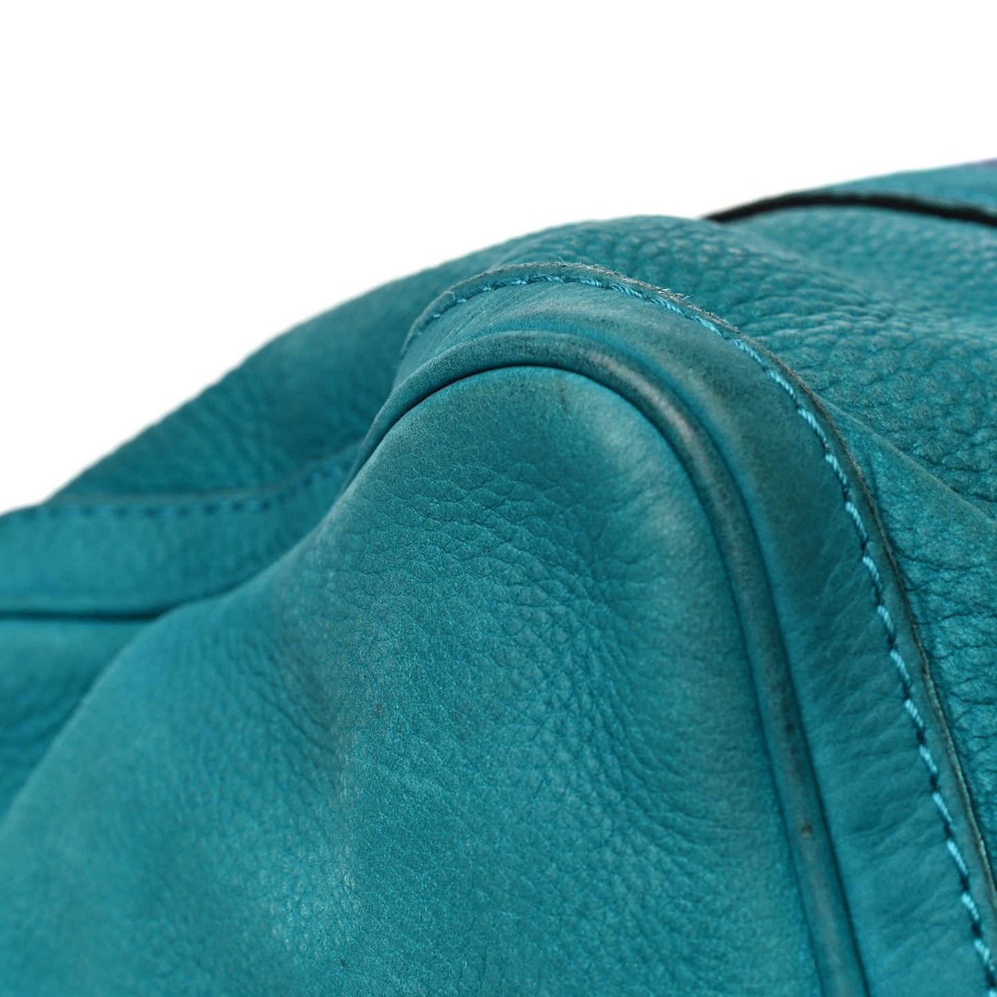 Calfskin Vintage Web Medium Boston Teal