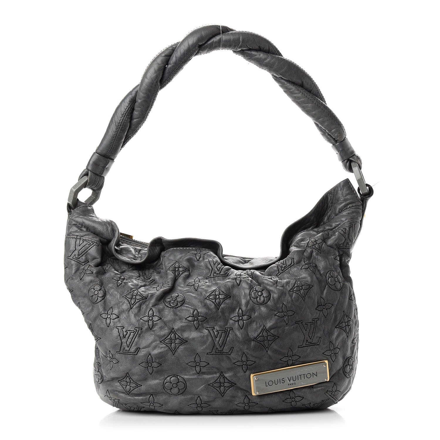 Louis Vuitton Lambskin Olympe Nimbus PM Anthracite 1 of 10
