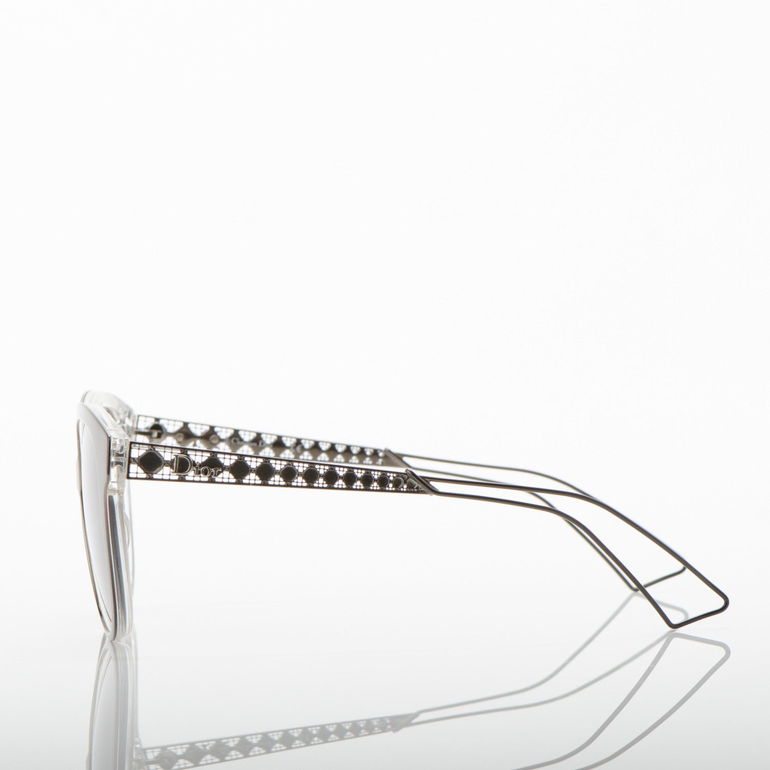 Christian Dior Diorama Sunglasses Grey Crystal 3 of 7