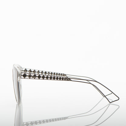 Christian Dior Diorama Sunglasses Grey Crystal 3 of 7
