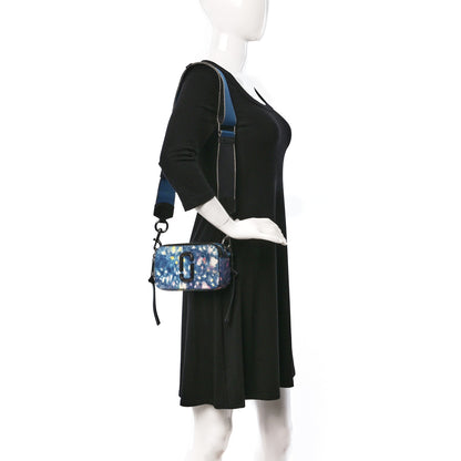 Marc Jacobs Saffiano Small The Watercolor Snapshot Camera Bag Blue Multicolor 2 of 8