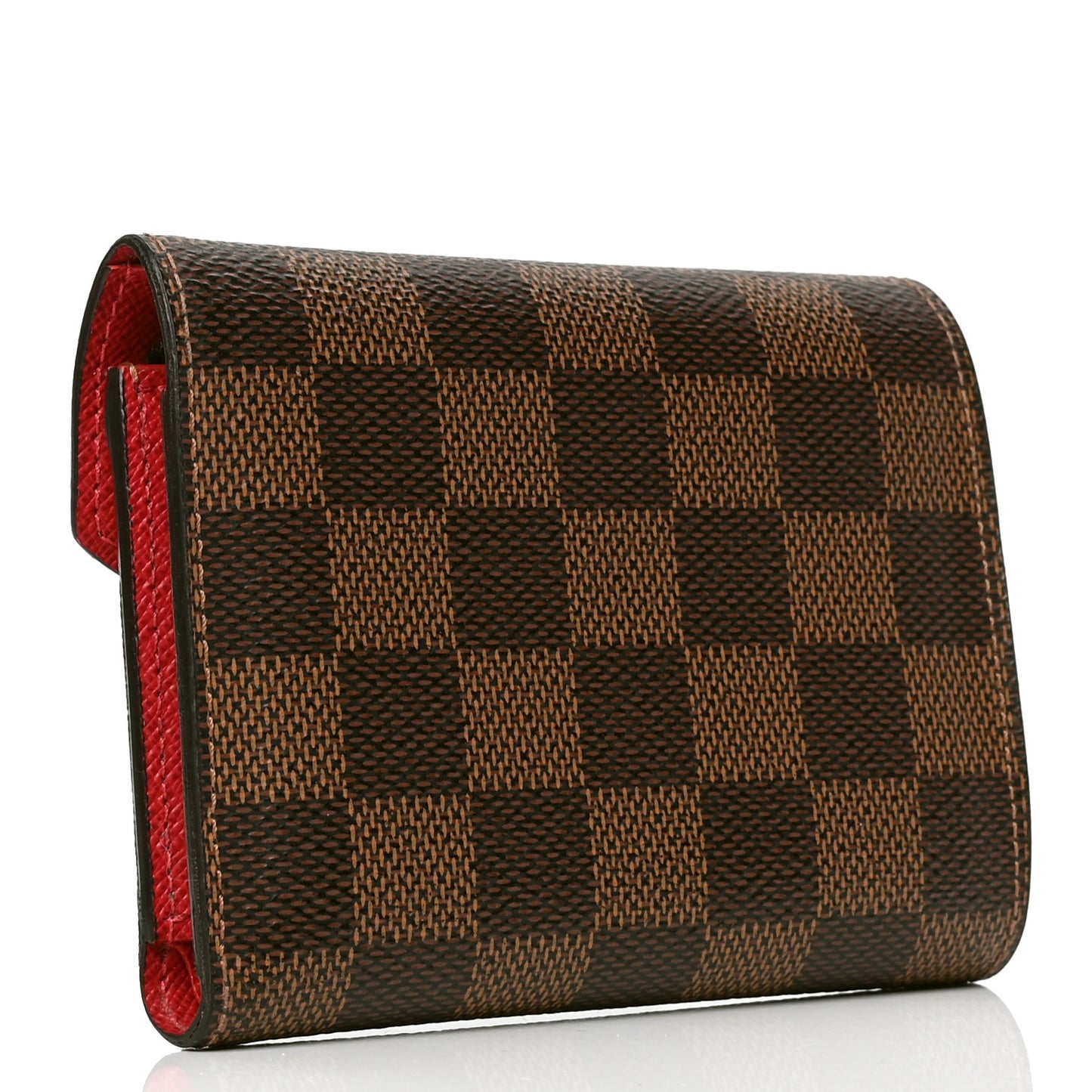 Damier Ebene Victorine Wallet Red