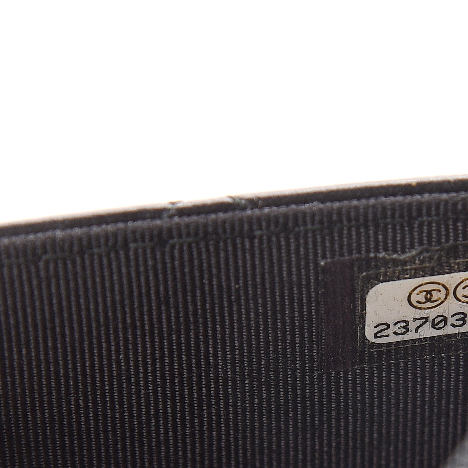 Chanel Aged Calfskin Quilted Lucky Charms 2.55 Reissue Wallet On Chain WOC Black 7 of 10