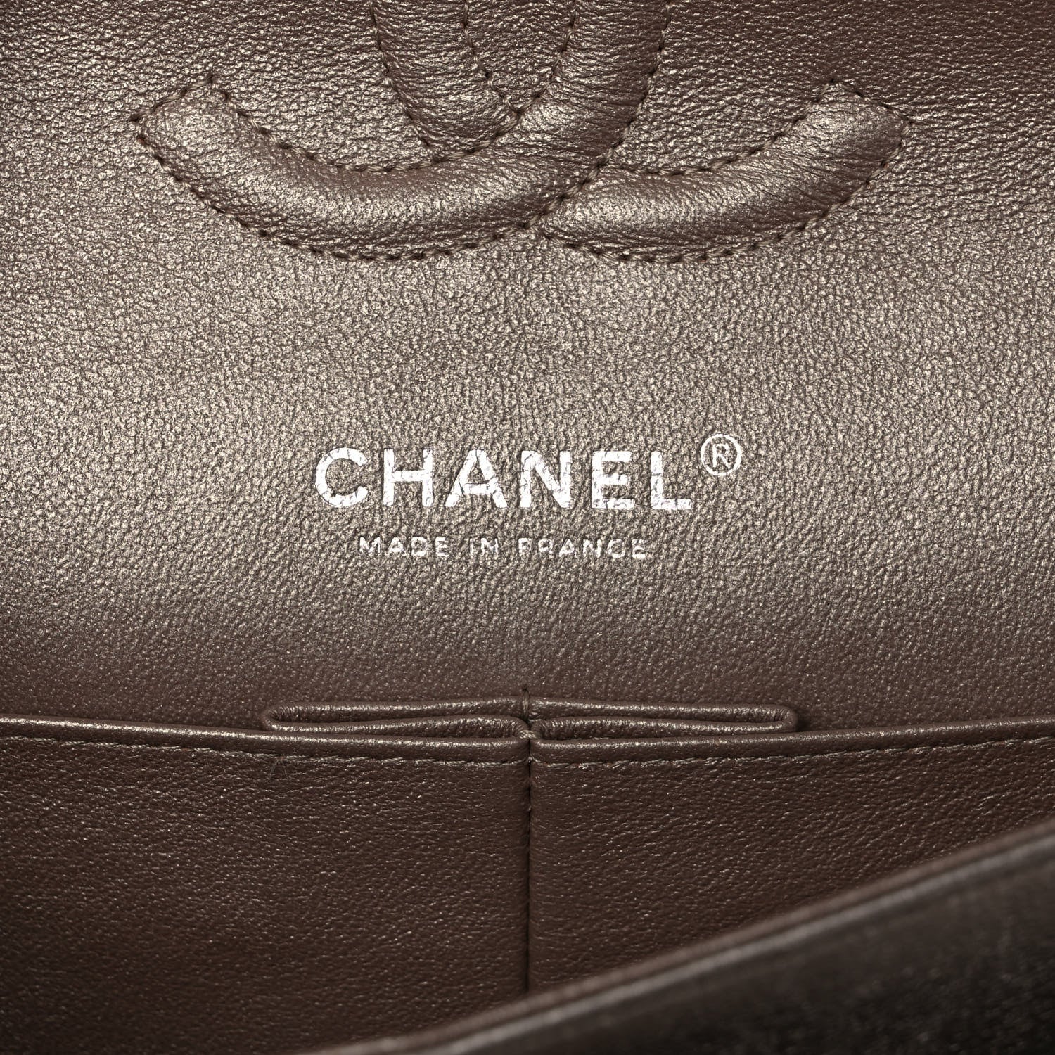 Chanel Metallic Lambskin Quilted Medium Double Flap Gold 5 of 9