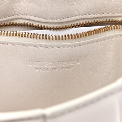 Bottega Veneta Nappa Maxi Intreccio Small Padded Cassette Crossbody Bag White 6 of 10