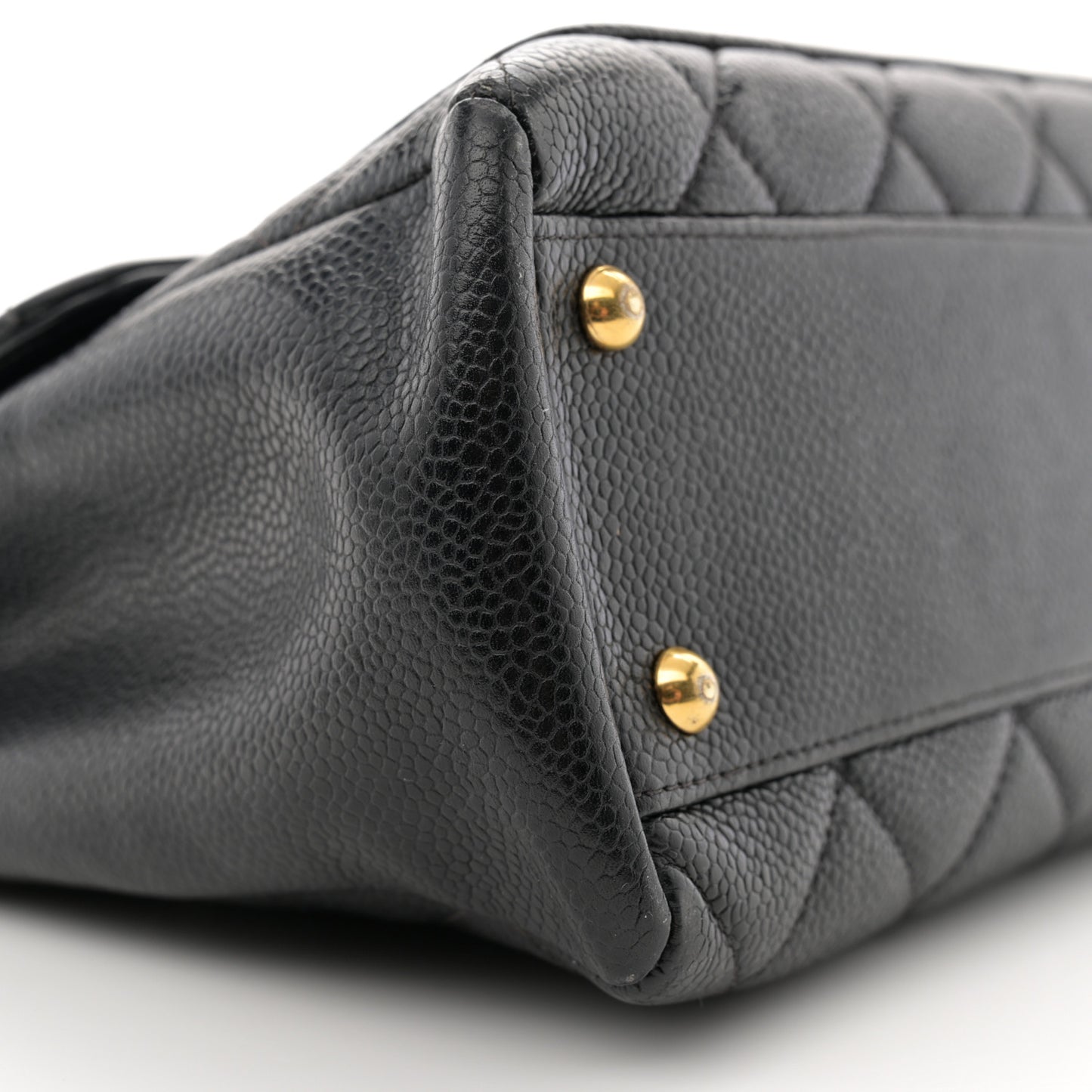 Caviar Quilted Medium Single Flap Black