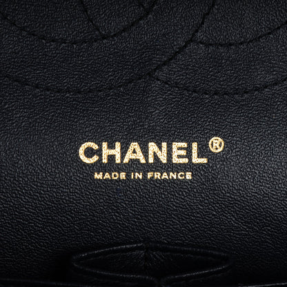 Chanel Caviar Quilted Jumbo Double Flap Navy Blue 6 of 8