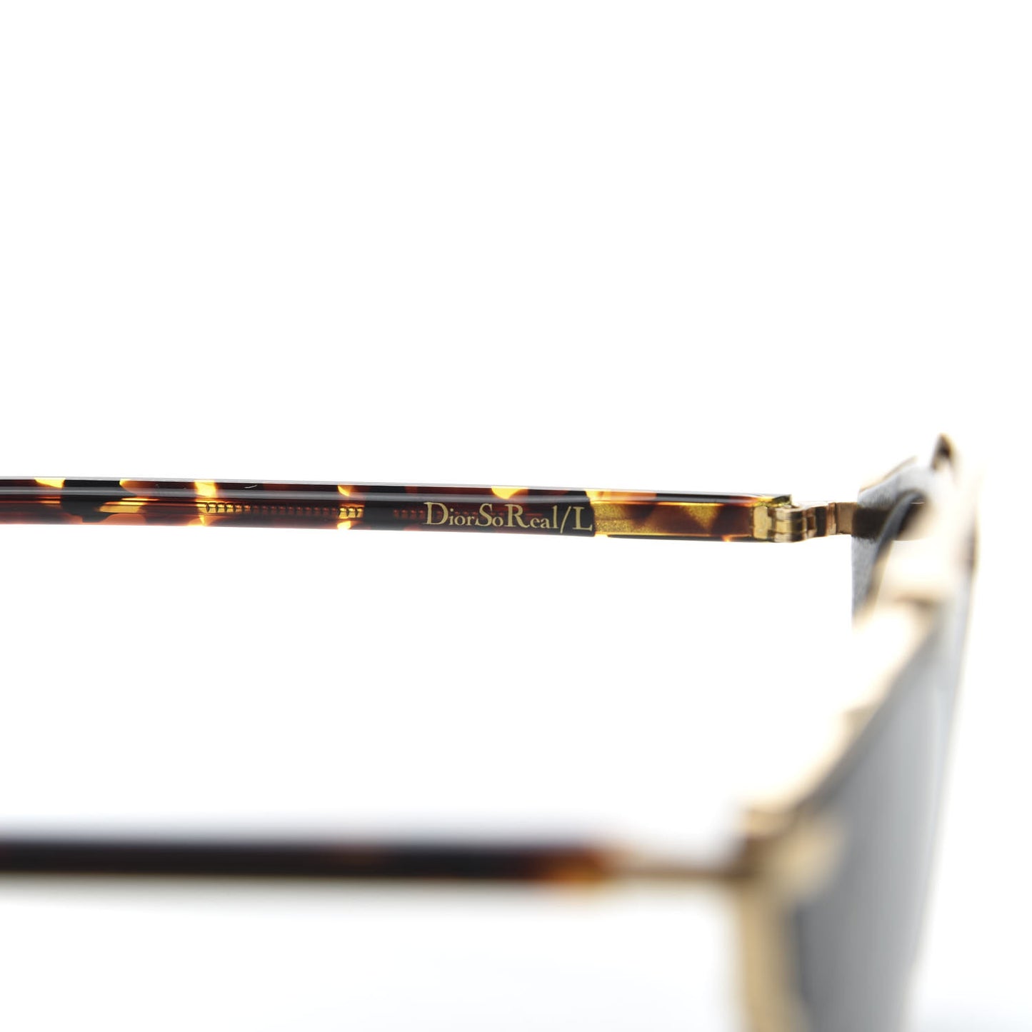 Metal Lambskin So Real Sunglasses Black