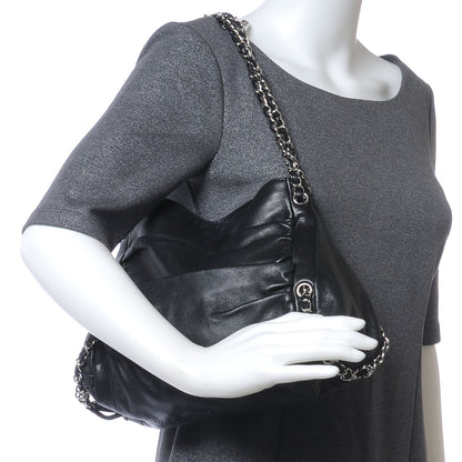 Chanel Lambskin Small Sharpei Shoulder Bag Black 2 of 7