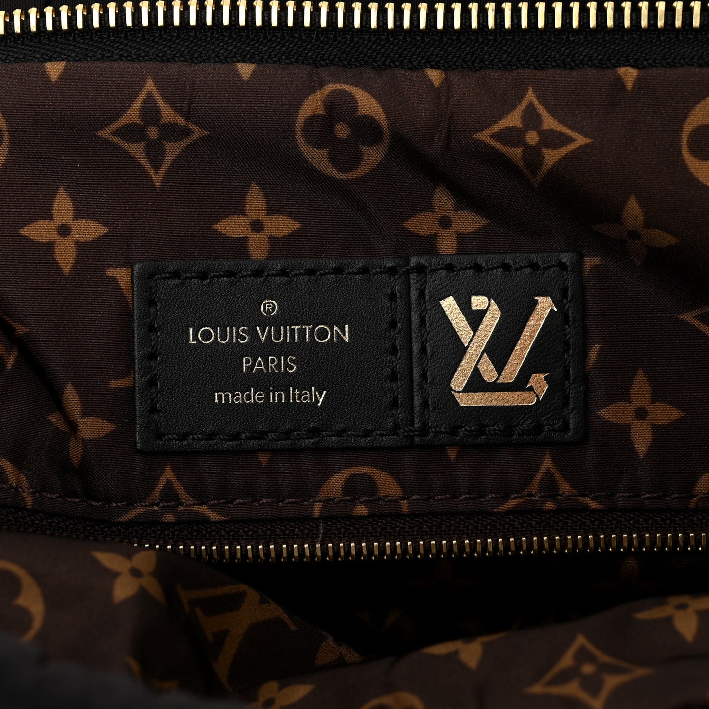 Econyl Monogram Pillow Backpack Black