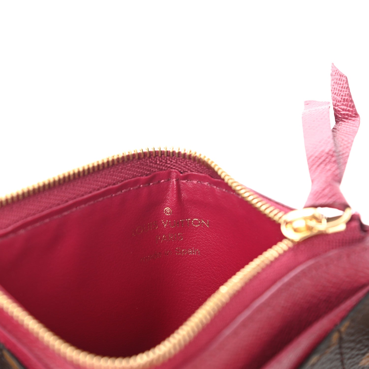Louis Vuitton Monogram Zipped Card Holder Fuchsia 6 of 8