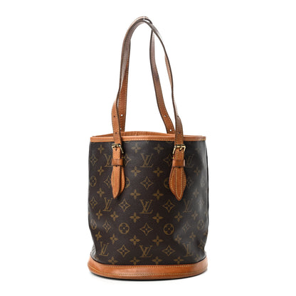 Louis Vuitton Monogram Petit Bucket 23 1 of 9