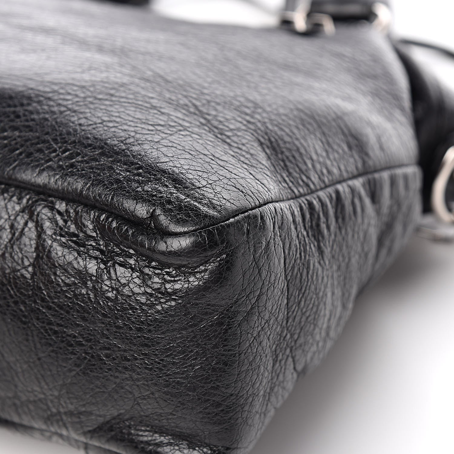 Balenciaga Agneau Classic Silver Hardware Town Black 15 of 16
