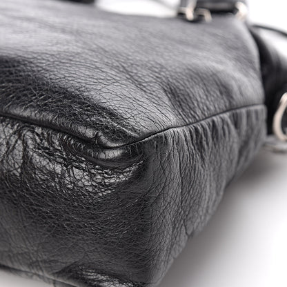 Balenciaga Agneau Classic Silver Hardware Town Black 15 of 16