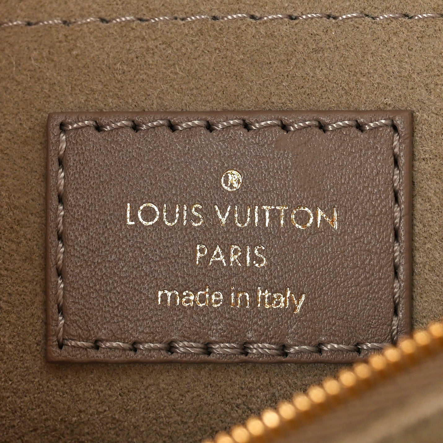 Louis Vuitton Calfskin LV New Wave Chain Bag Taupe 6 of 9