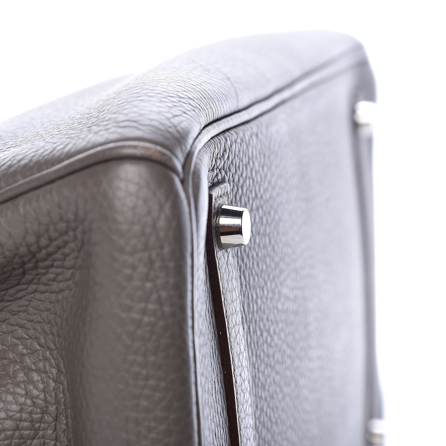 Hermes Taurillon Clemence Birkin 35 Taupe 25 of 33