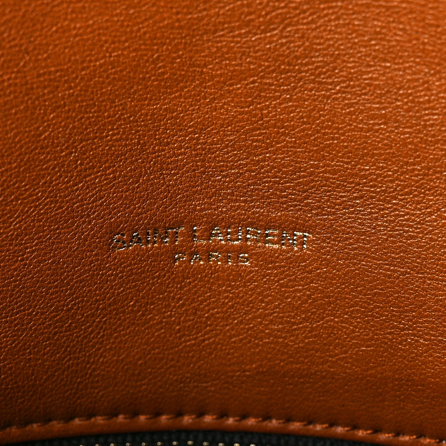 Saint Laurent Lambskin Quilted Medium Loulou Puffer Monogram Chain Satchel Miel Dark 6 of 13