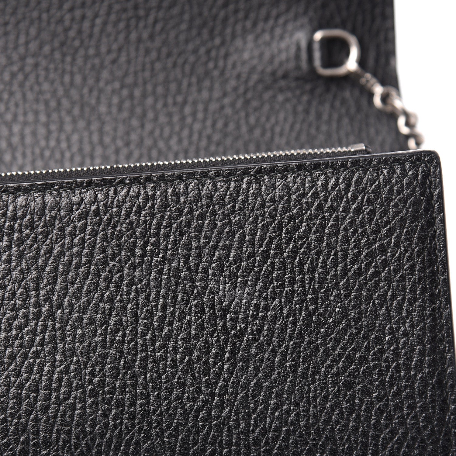 Gucci Calfskin Mini Dionysus Chain Wallet Black 11 of 15