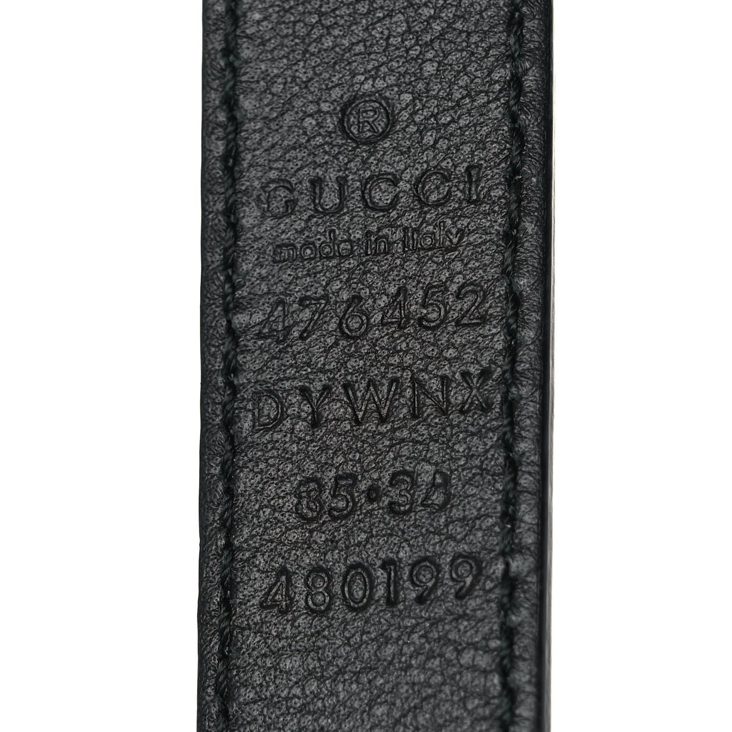 Calfskin Queen Margaret Bee Belt 85 34 Black