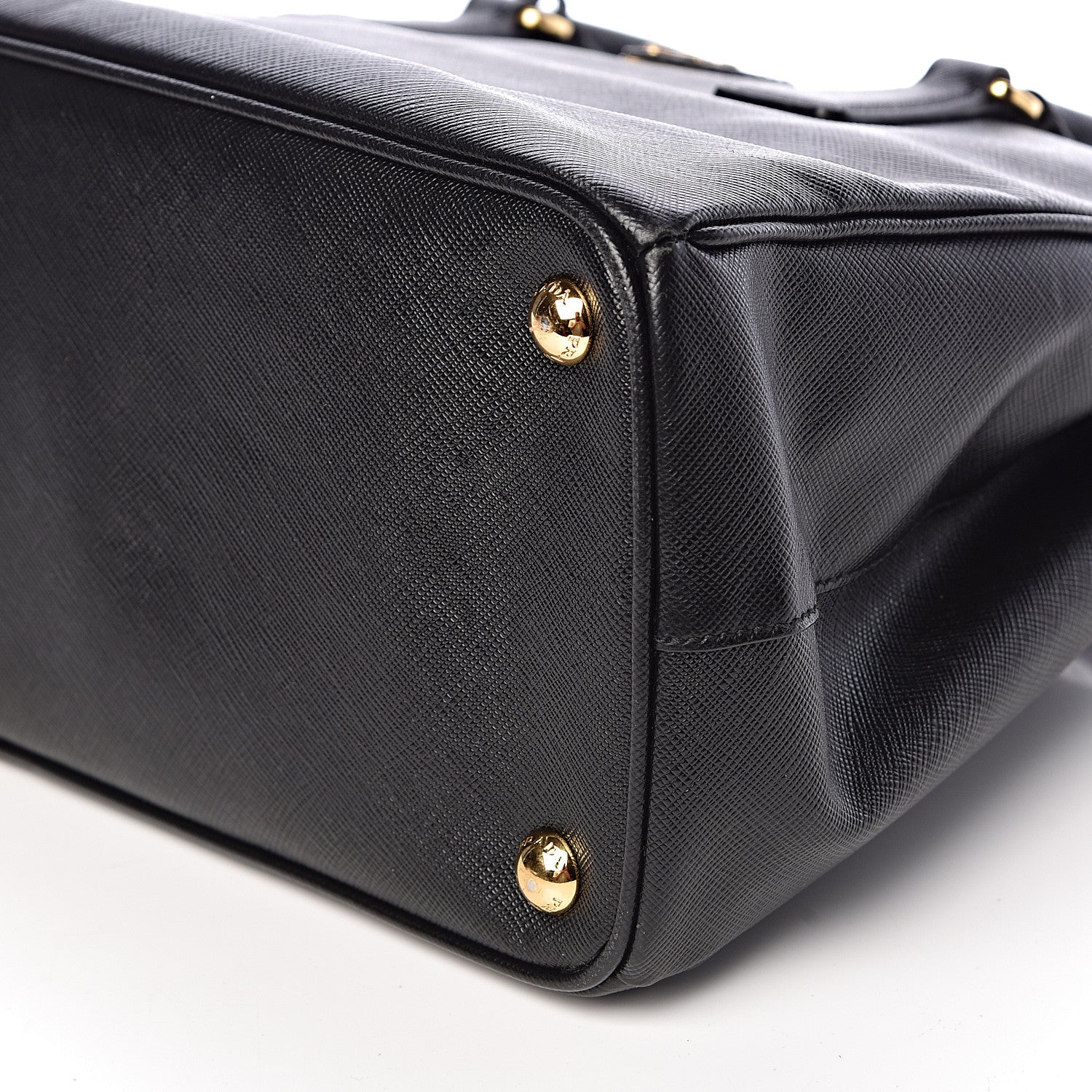 Prada Saffiano Small Galleria Double Zip Tote Black 10 of 11