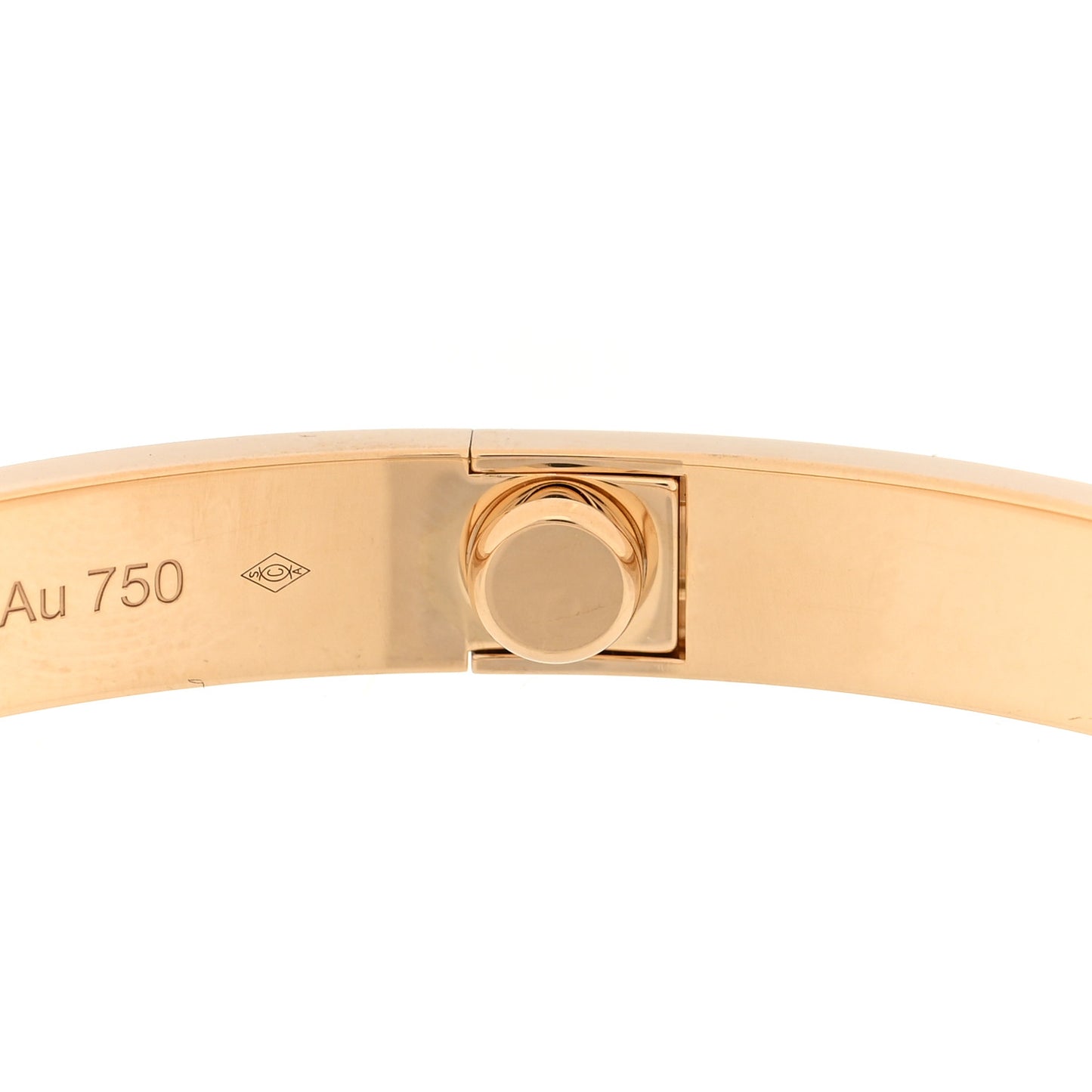18K Yellow Gold LOVE Bracelet 19