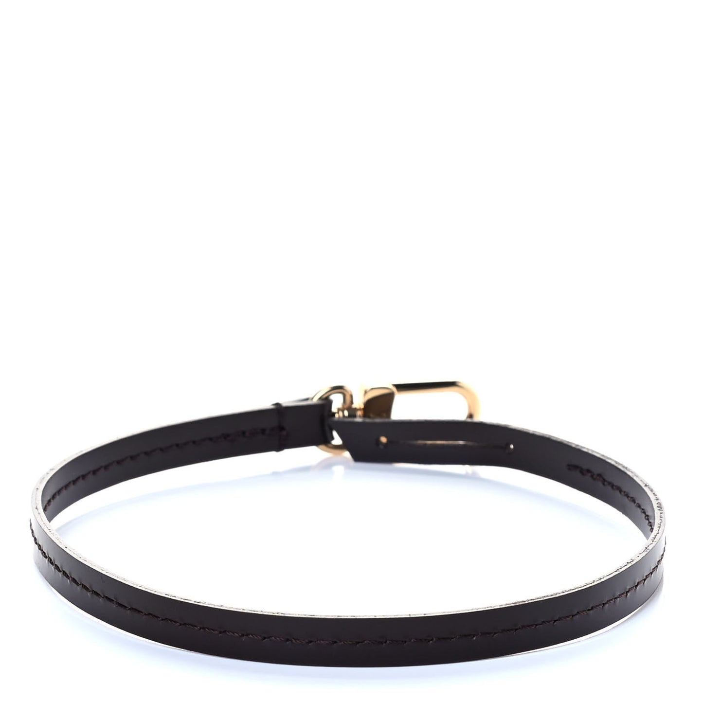 Calfskin Pochette Accessories Strap Brown