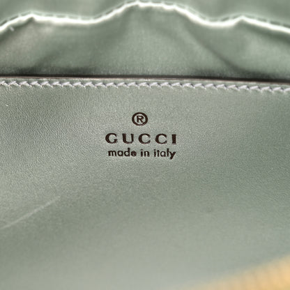 Gucci Iridescent Nappa Chevron Matelasse Small GG Marmont Chain Shoulder Bag Iridescent Salvy Green 6 of 12