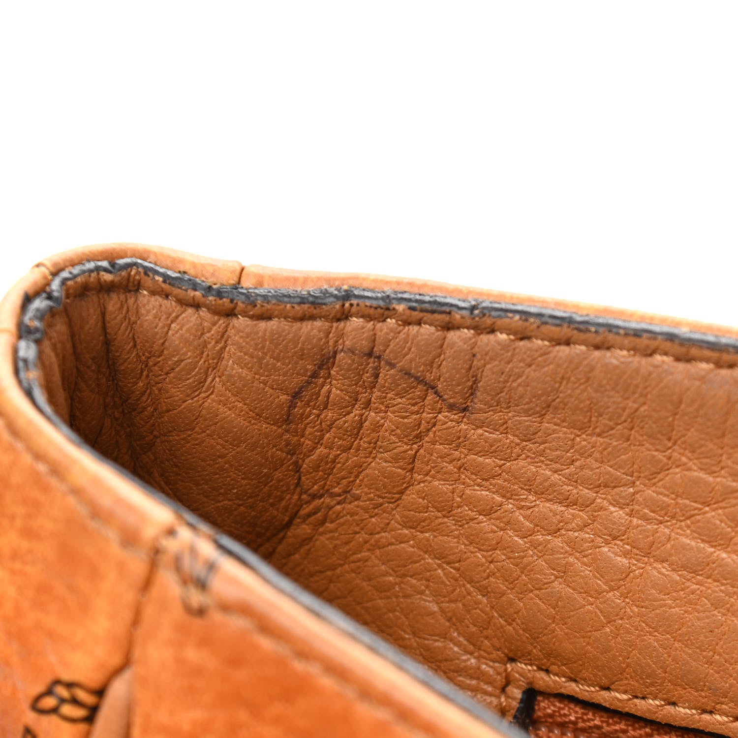 MCM Visetos Heritage Crossbody Cognac 12 of 19