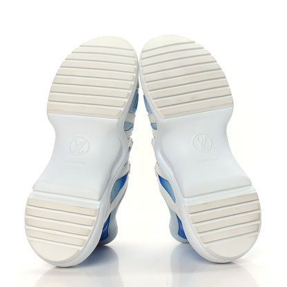 Louis Vuitton Calfskin LV Archlight Gradient Sneakers 38 Light Blue 5 of 7