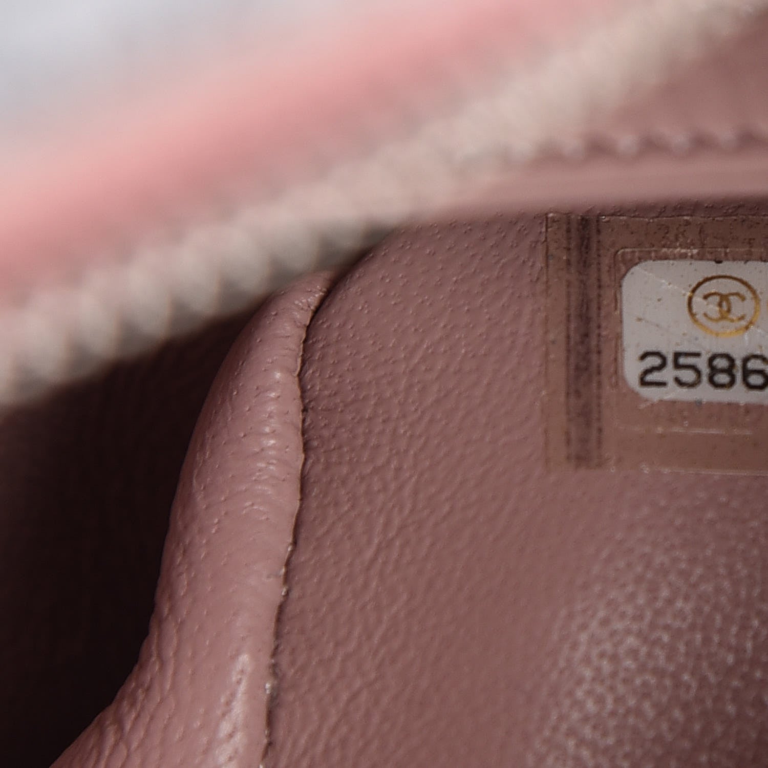 Chanel Sequin Tri-color Waterfall Backpack Pink Beige Grey 7 of 10