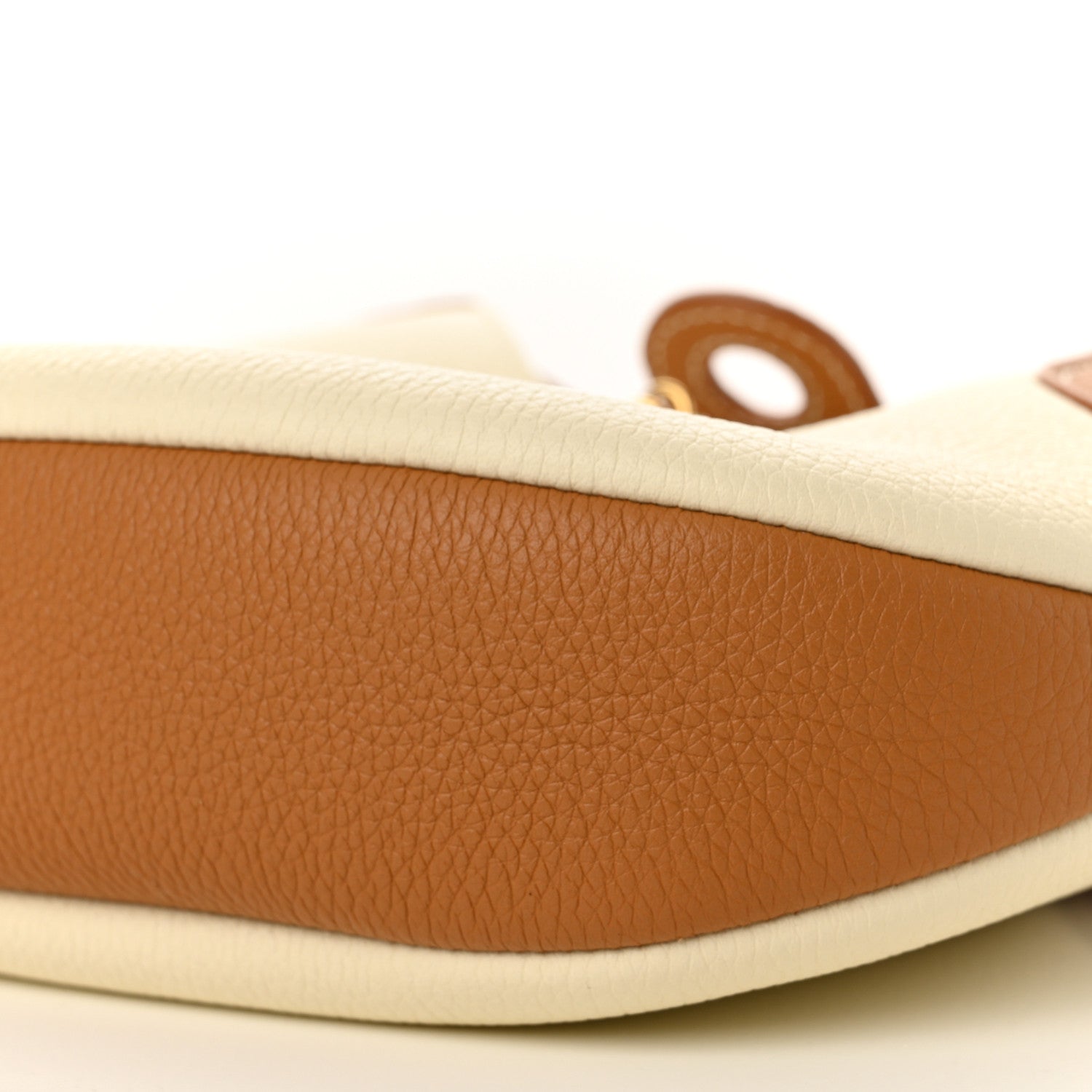 Loro Piana Grained Calfskin Mini Bobbin Wheat 9 of 9