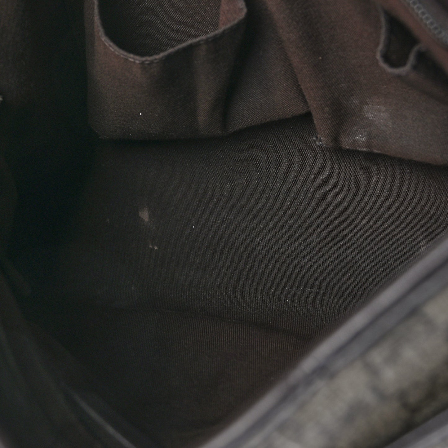 GG Plus Monogram Medium Flat Messenger Bag Dark Brown