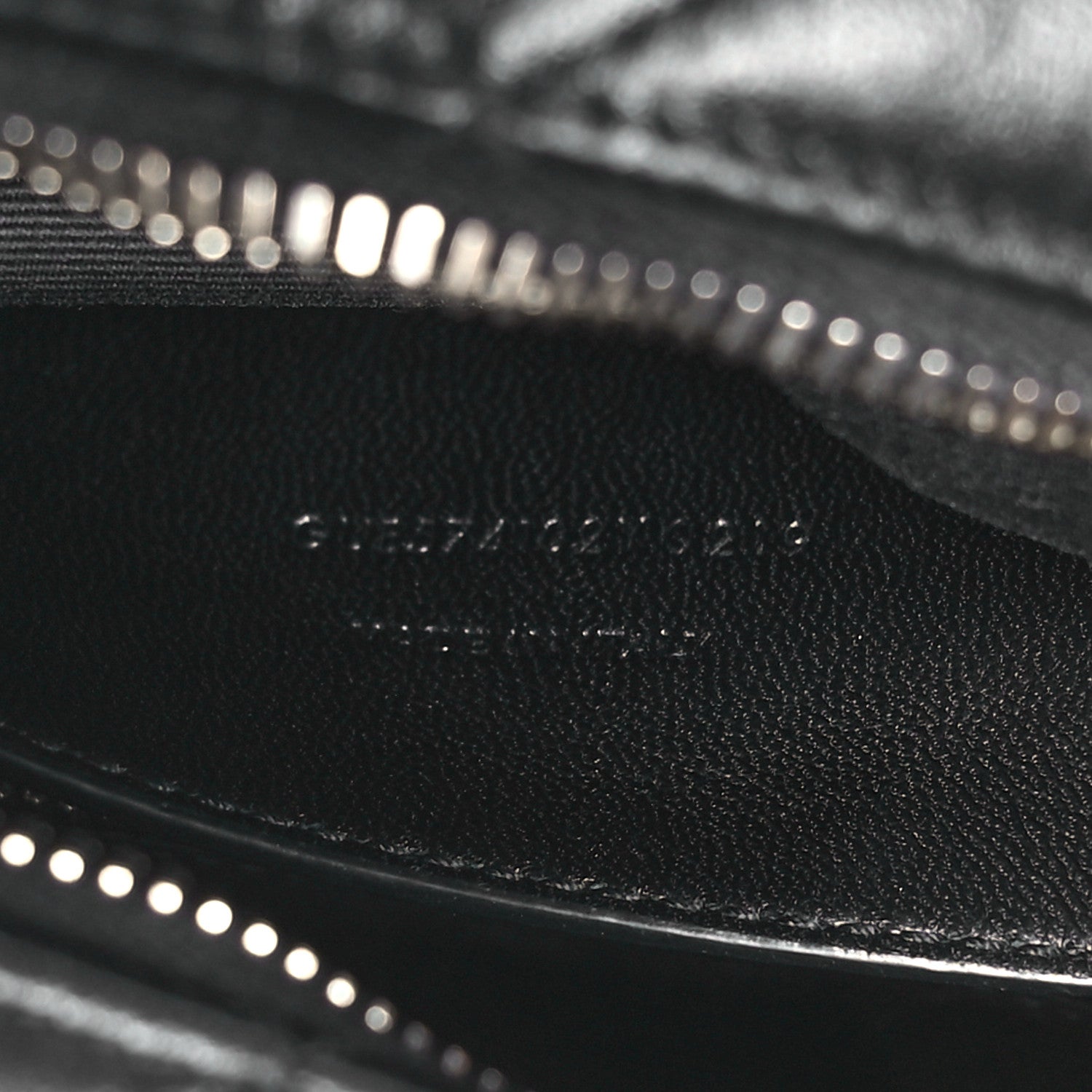 Saint Laurent Calfskin Y Quilted Monogram Small Loulou Bowling Bag Black 7 of 10