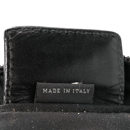 Prada Nylon Saffiano Flat Messenger Bag Black 8 of 13