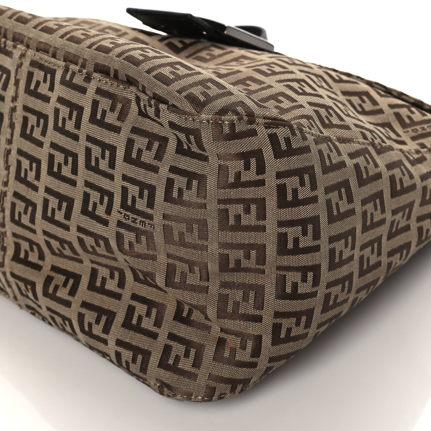 Fendi Zucchino Baguette Mogano Panna Brown 9 of 9