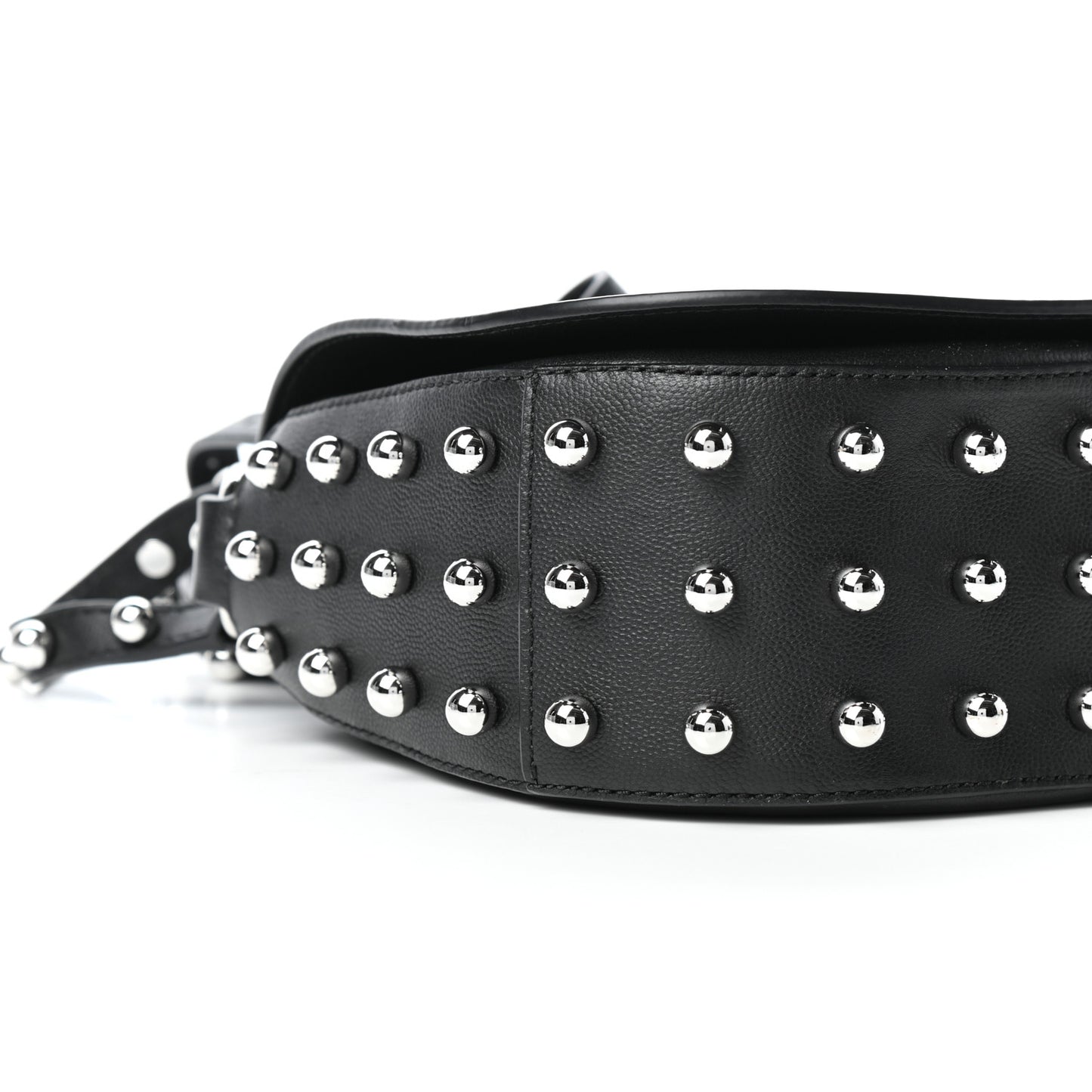Calfskin Mini Lia Black Rhodium Hardware