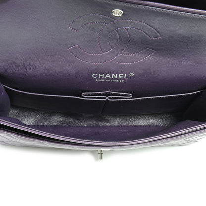 Chanel Lambskin Medium Double Flap Violet 8 of 8