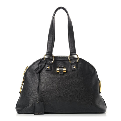 Saint Laurent Calfskin Medium Muse Black 1 of 12