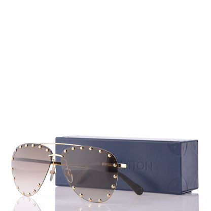 Louis Vuitton The Party Aviator Gradient Sunglasses Z0914U Brown 7 of 7