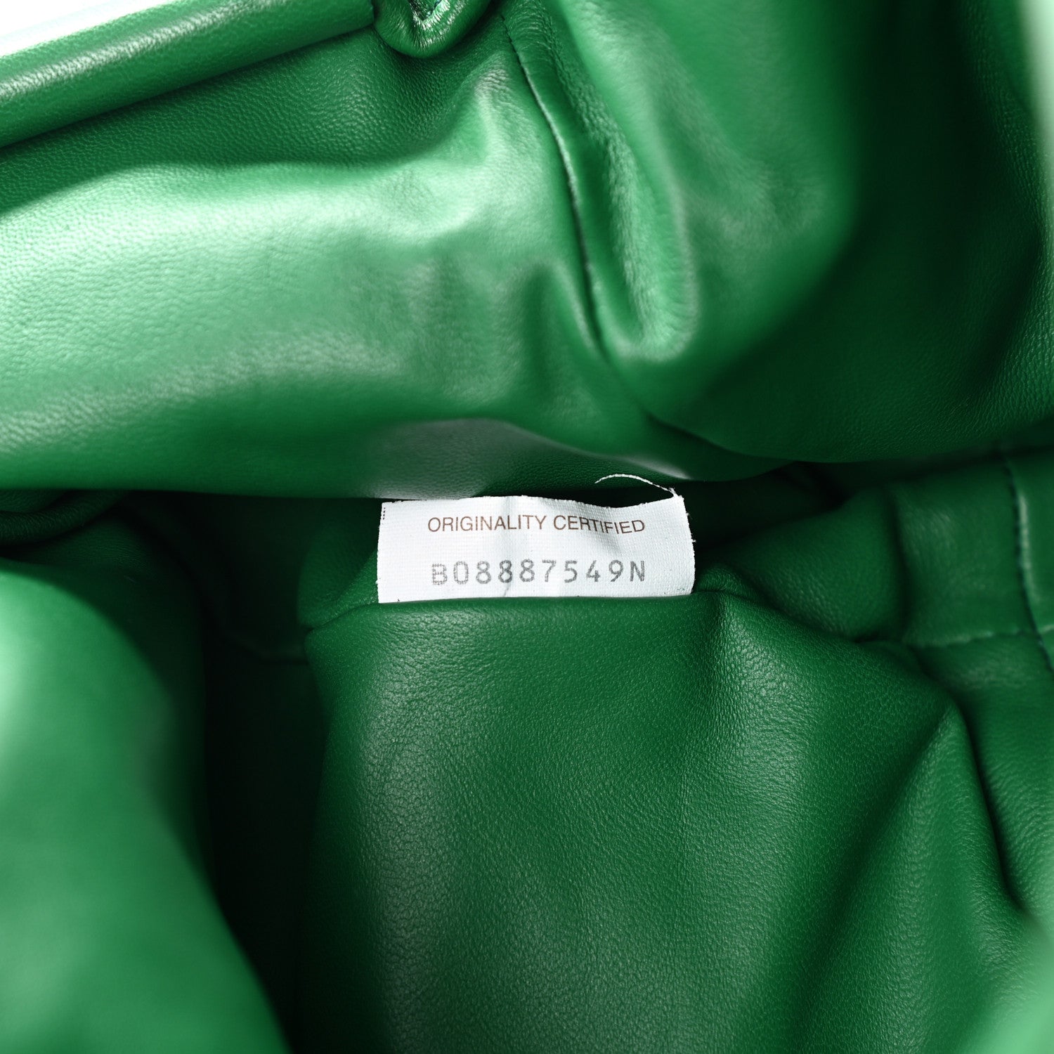 Bottega Veneta Nappa Maxi Intrecciato The Pouch Oversized Clutch Racing Green 8 of 8