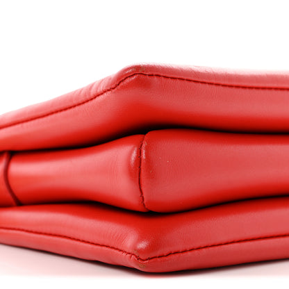 Louis Vuitton Lambskin Embossed Monogram Coussin PM Coquelicot Red 7 of 8