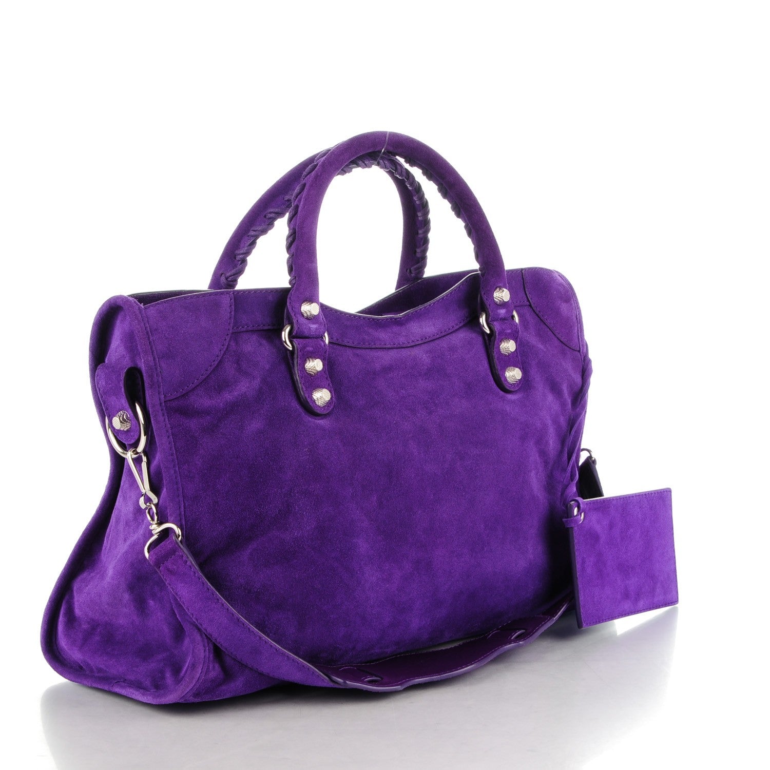 Balenciaga Baby Daim Suede Giant 12 Silver Hardware City Ultraviolet 3 of 8