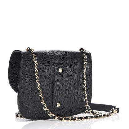 Chanel Caviar Mini Chain Flap Bag Black 3 of 10
