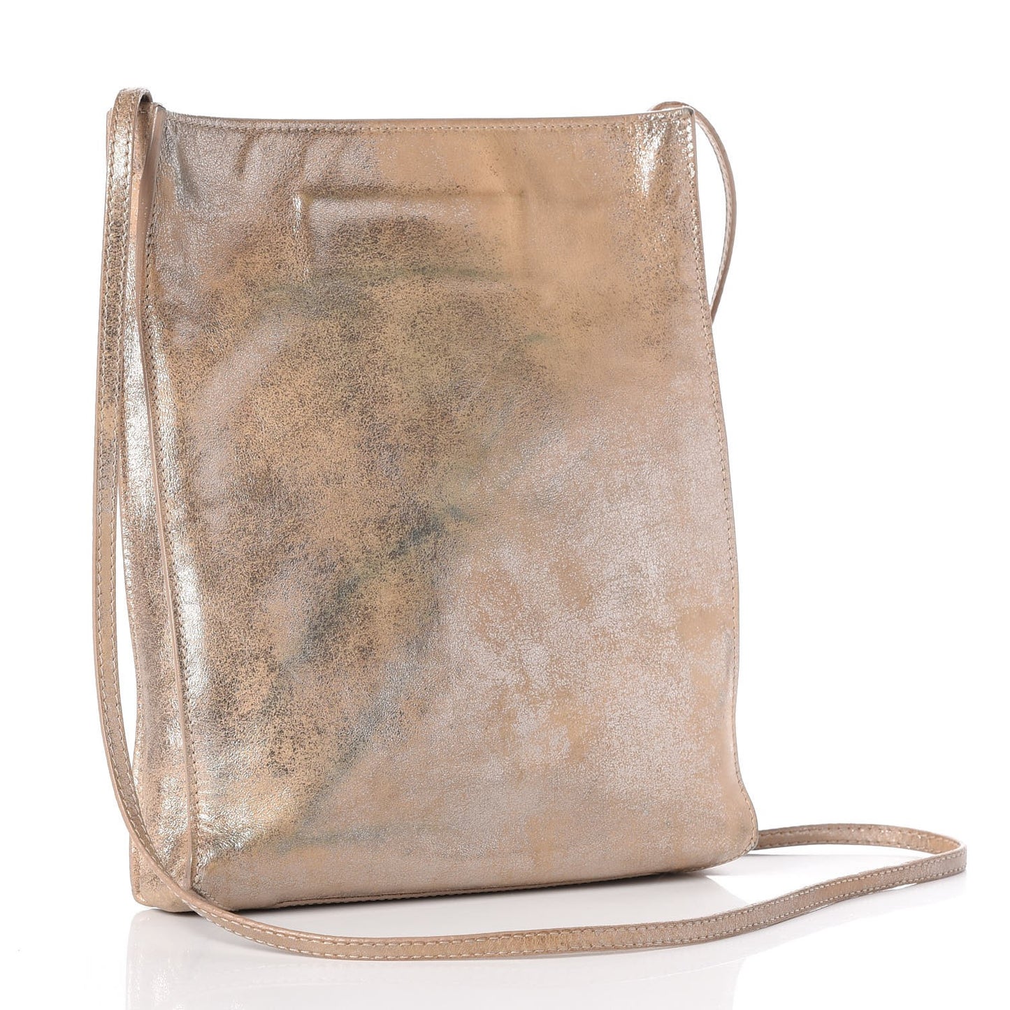 Metallic Calfskin Milkyway Papier Crossbody Bag