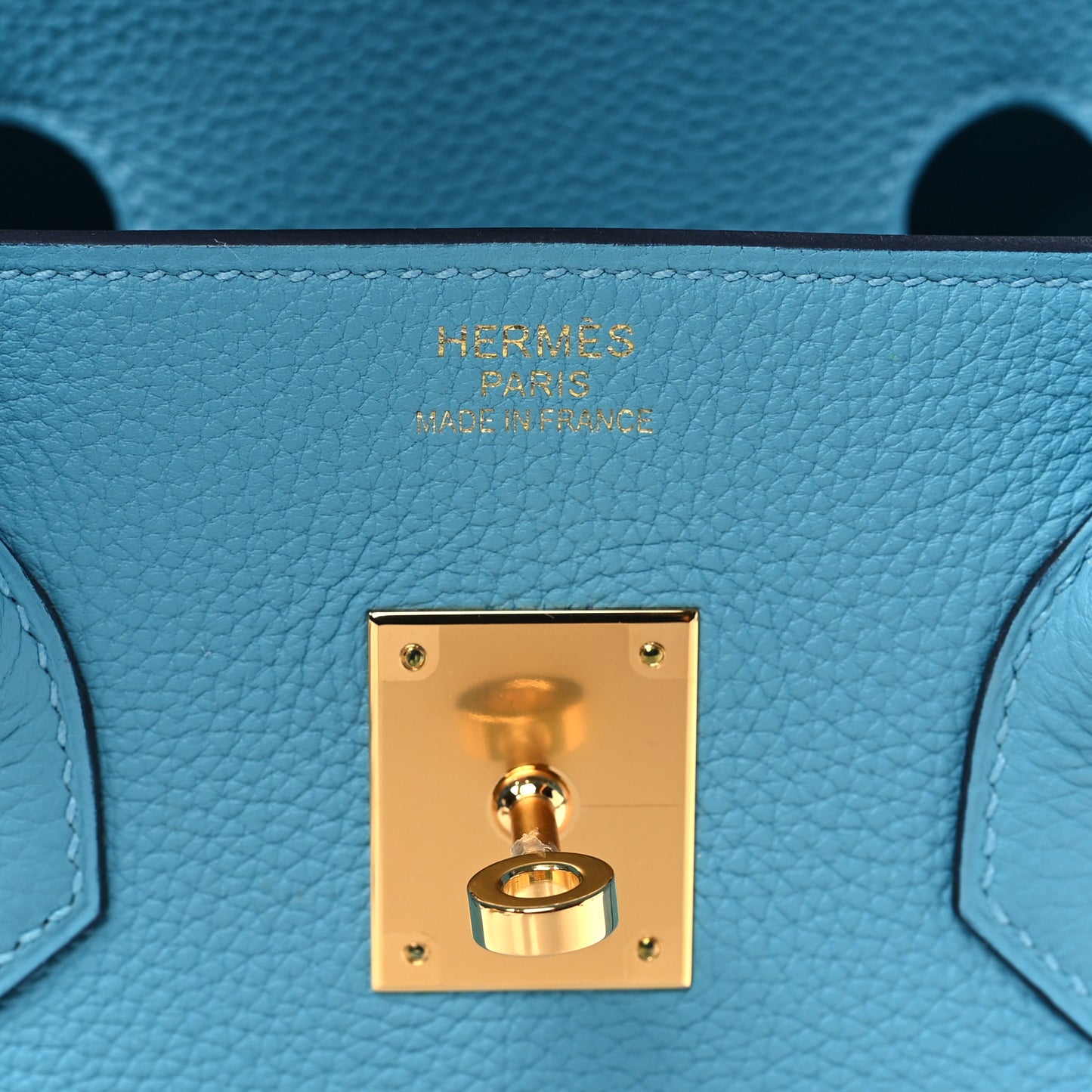 Togo Birkin 35 Bleu Du Nord