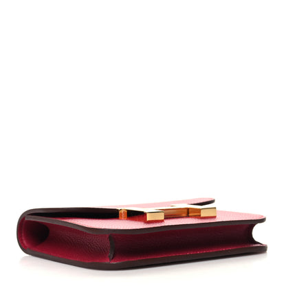 Hermes Epsom Constance Slim Wallet Rubis 5 of 11