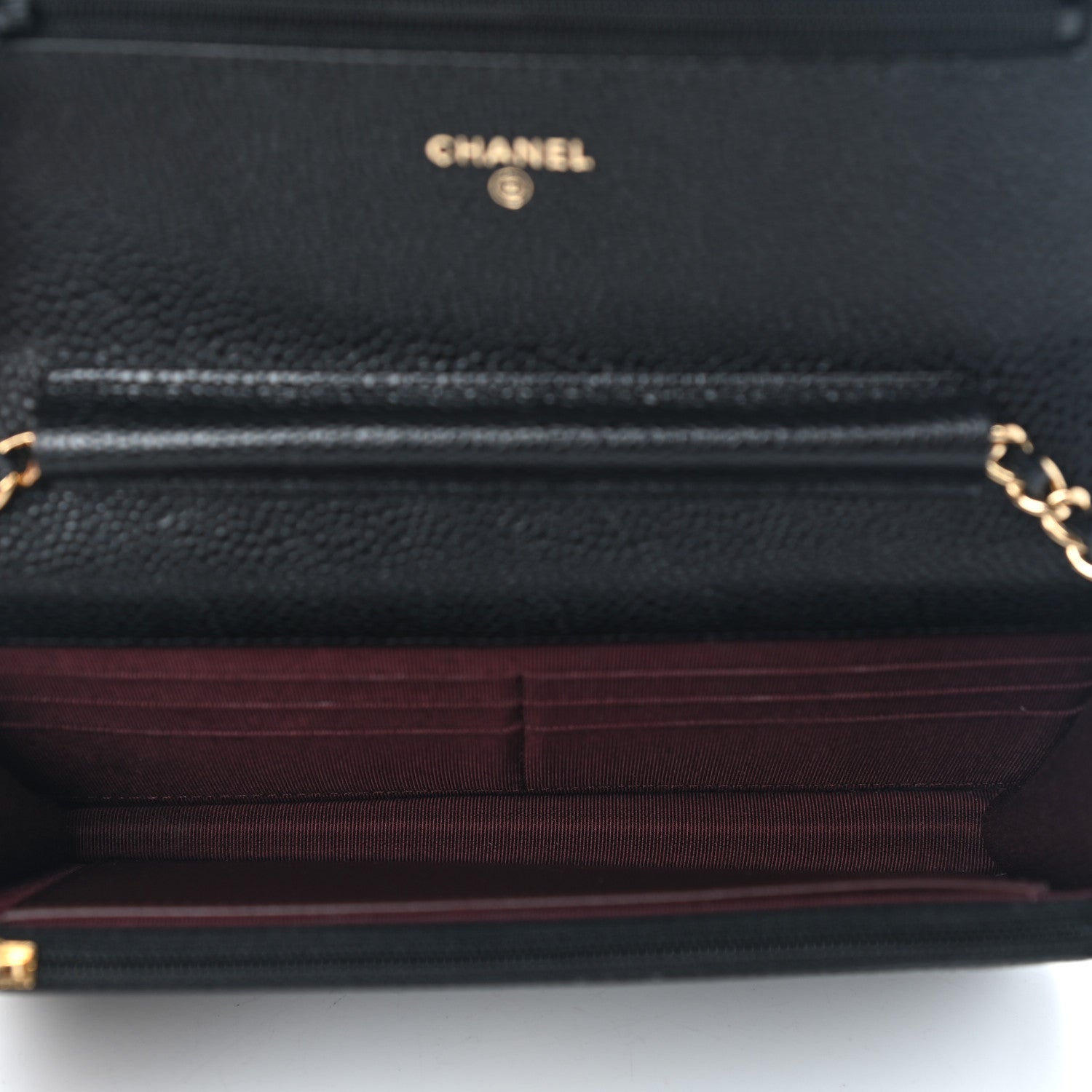 Chanel Caviar Quilted Wallet On Chain WOC Black 4 of 7