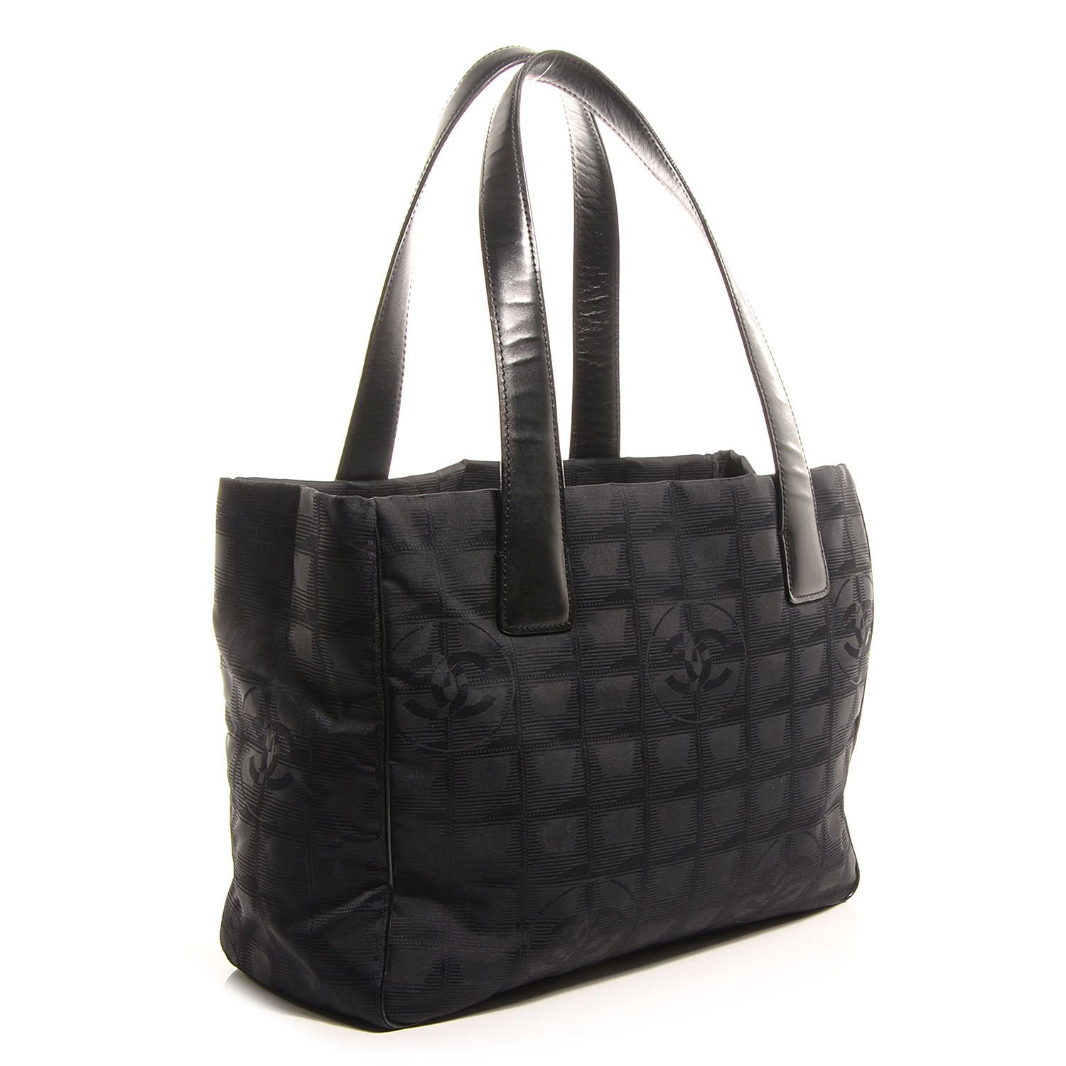 Chanel Nylon Travel Tote Black 3 of 7