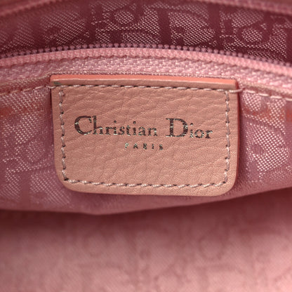 Christian Dior Calfskin Cannage Stitched Small East West Lady Dior Rose Clair 6 of 7