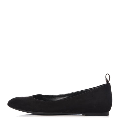 Louis Vuitton Suede Monogram Uniformes Ballet Flats 36 Black 1 of 8
